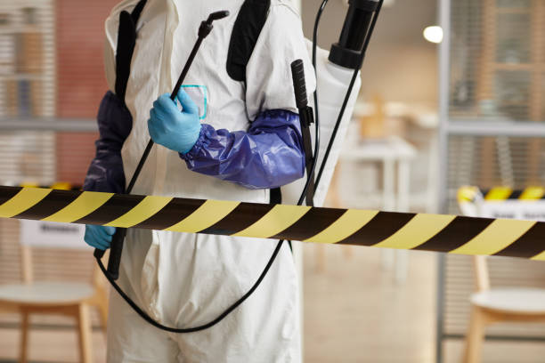Professional Blood Cleanup technician working in Oakland, MO
